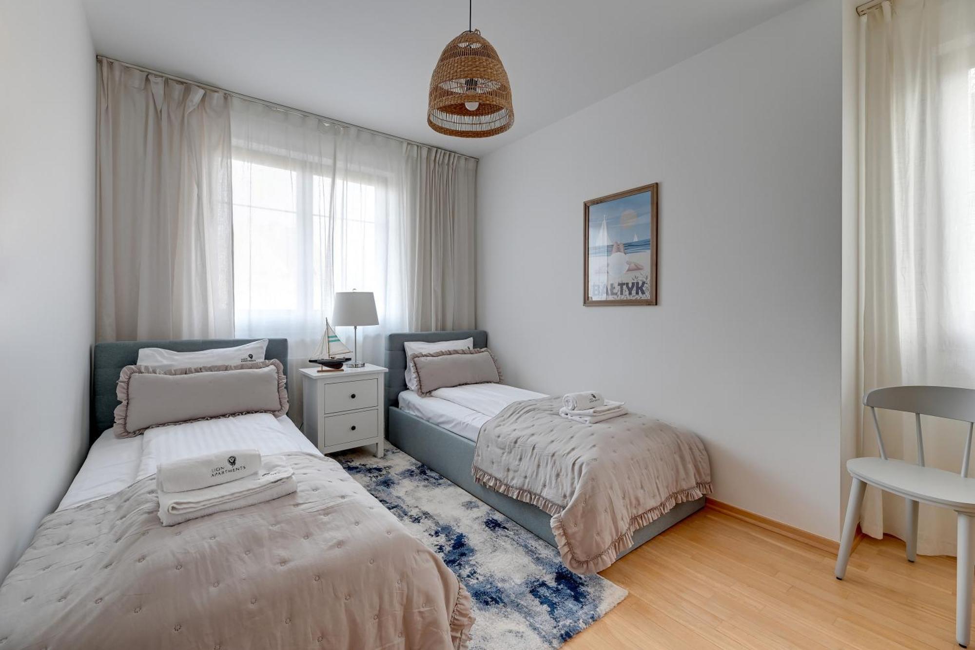Lion Apartments - Amalfi Quiet Family 3 Bedr Apartment Sopot Exteriör bild